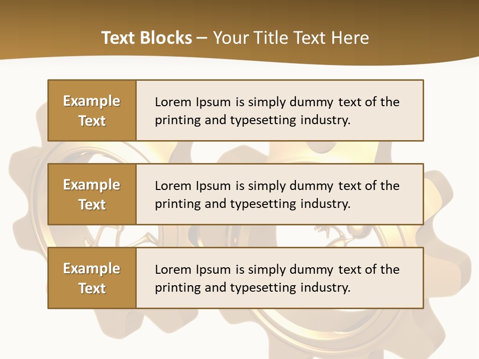 Machine Illustration Idiom PowerPoint Template