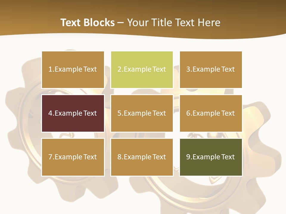 Machine Illustration Idiom PowerPoint Template