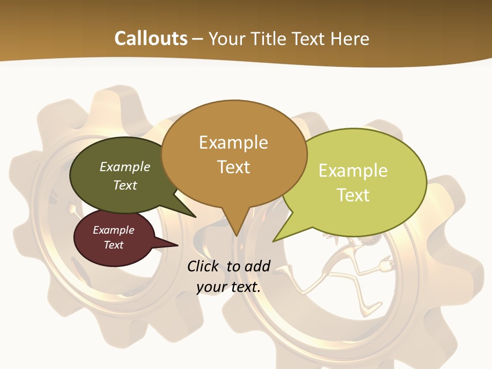 Machine Illustration Idiom PowerPoint Template
