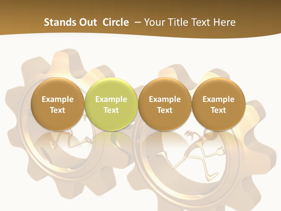 Machine Illustration Idiom PowerPoint Template