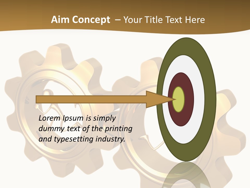 Machine Illustration Idiom PowerPoint Template