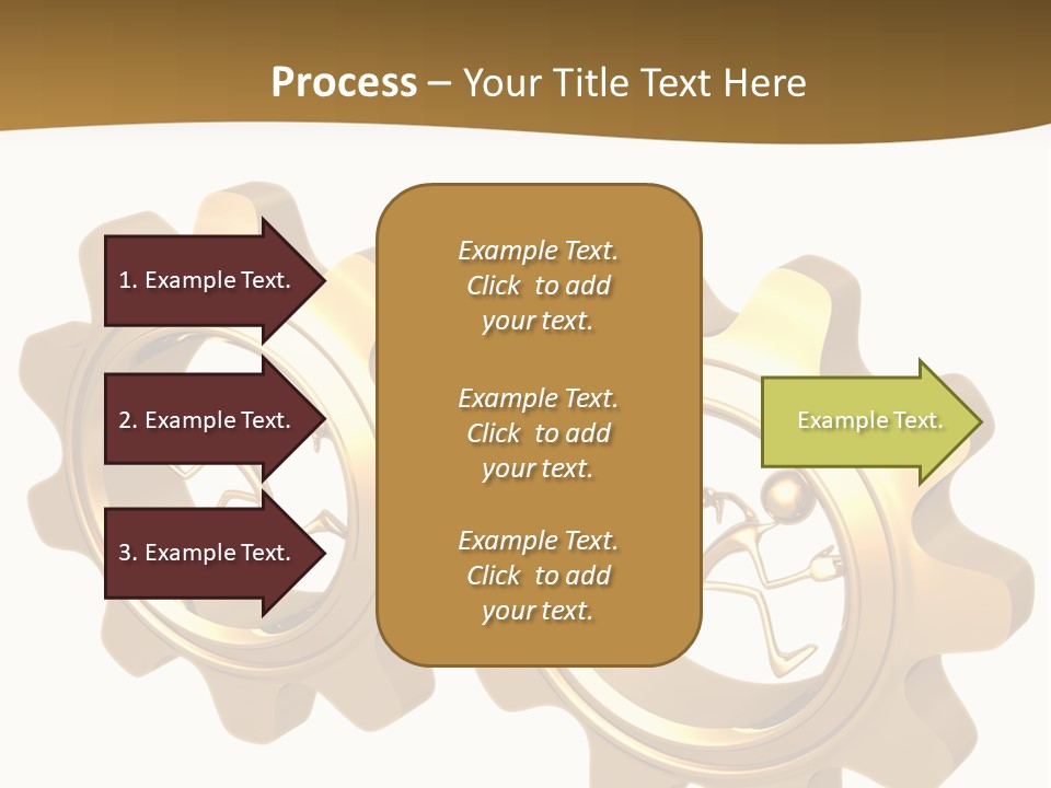 Machine Illustration Idiom PowerPoint Template