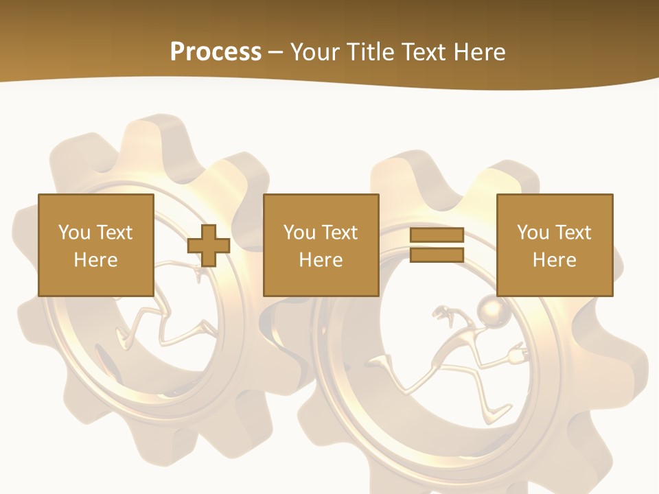 Machine Illustration Idiom PowerPoint Template