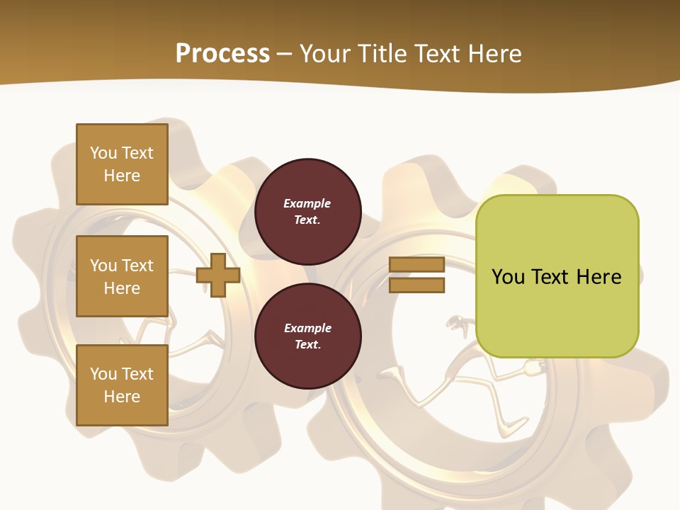 Machine Illustration Idiom PowerPoint Template