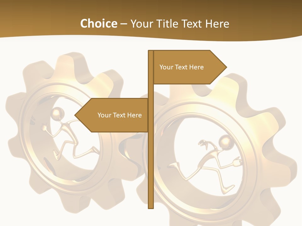 Machine Illustration Idiom PowerPoint Template