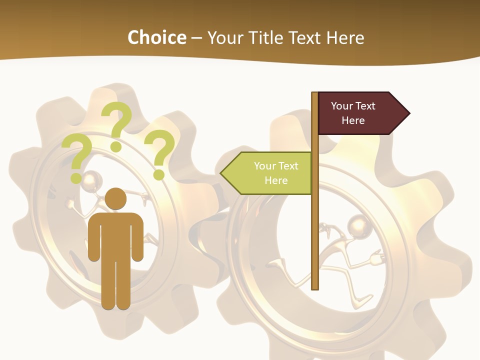 Machine Illustration Idiom PowerPoint Template