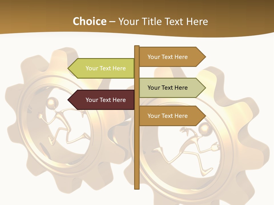 Machine Illustration Idiom PowerPoint Template