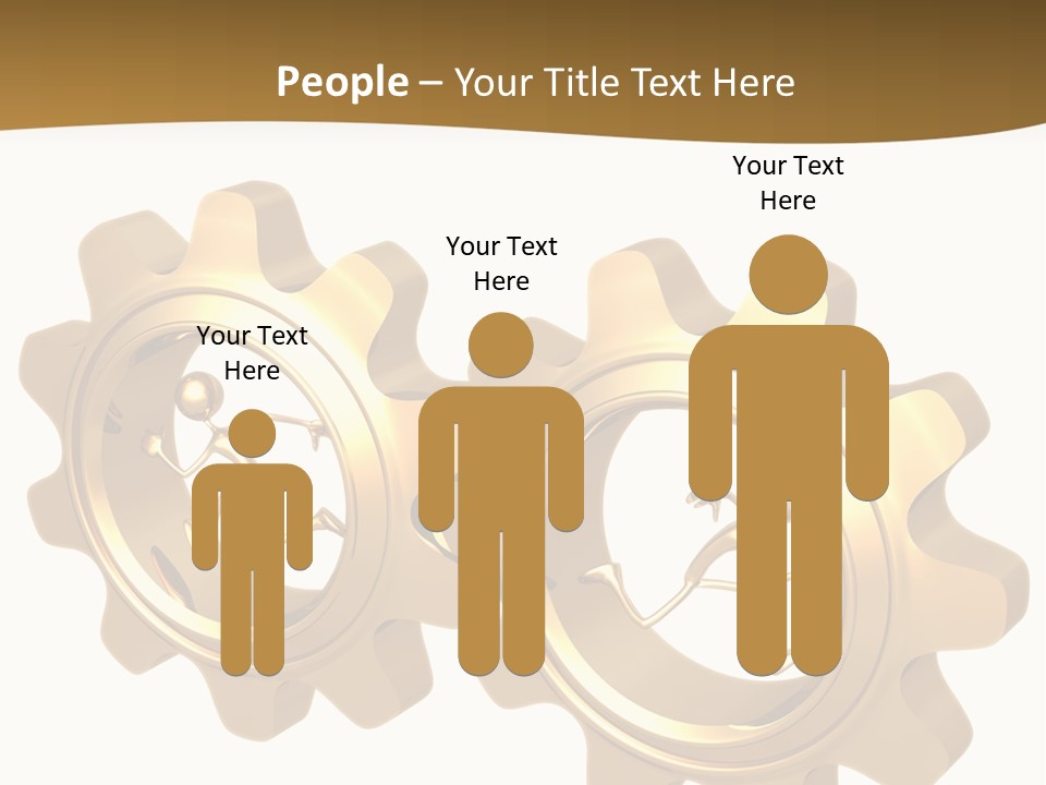 Machine Illustration Idiom PowerPoint Template