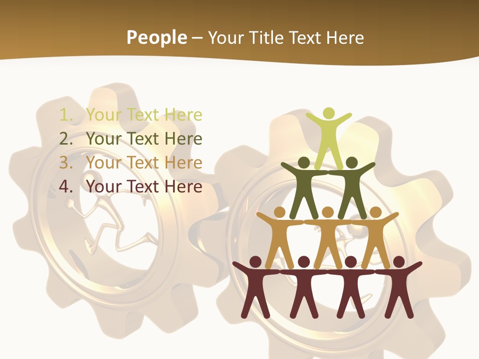 Machine Illustration Idiom PowerPoint Template