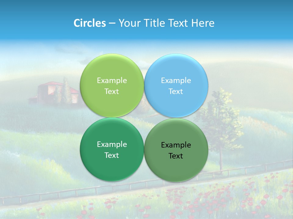 Crop Pastoral Picturesque PowerPoint Template