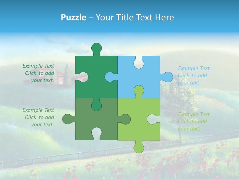 Crop Pastoral Picturesque PowerPoint Template