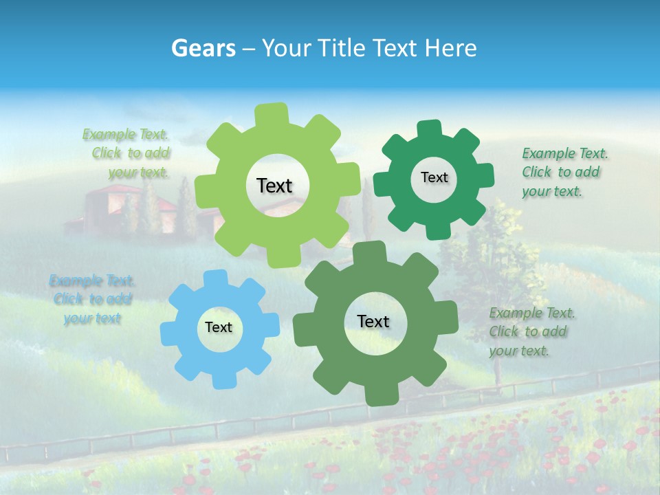 Crop Pastoral Picturesque PowerPoint Template