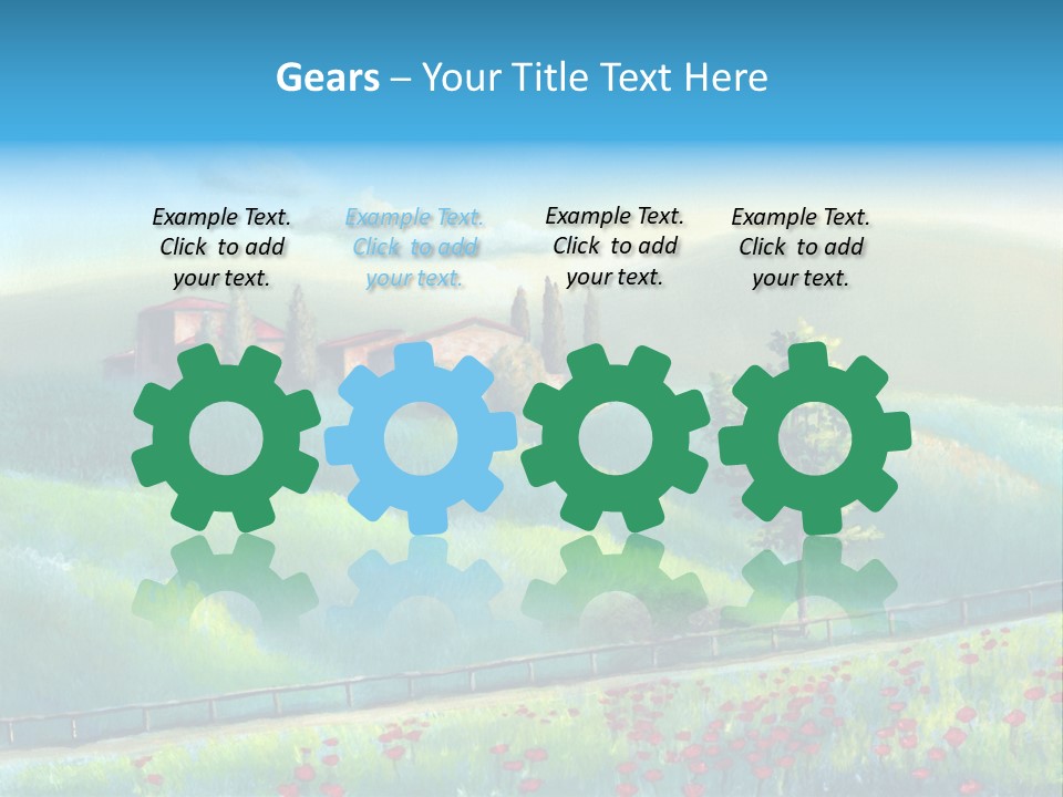 Crop Pastoral Picturesque PowerPoint Template