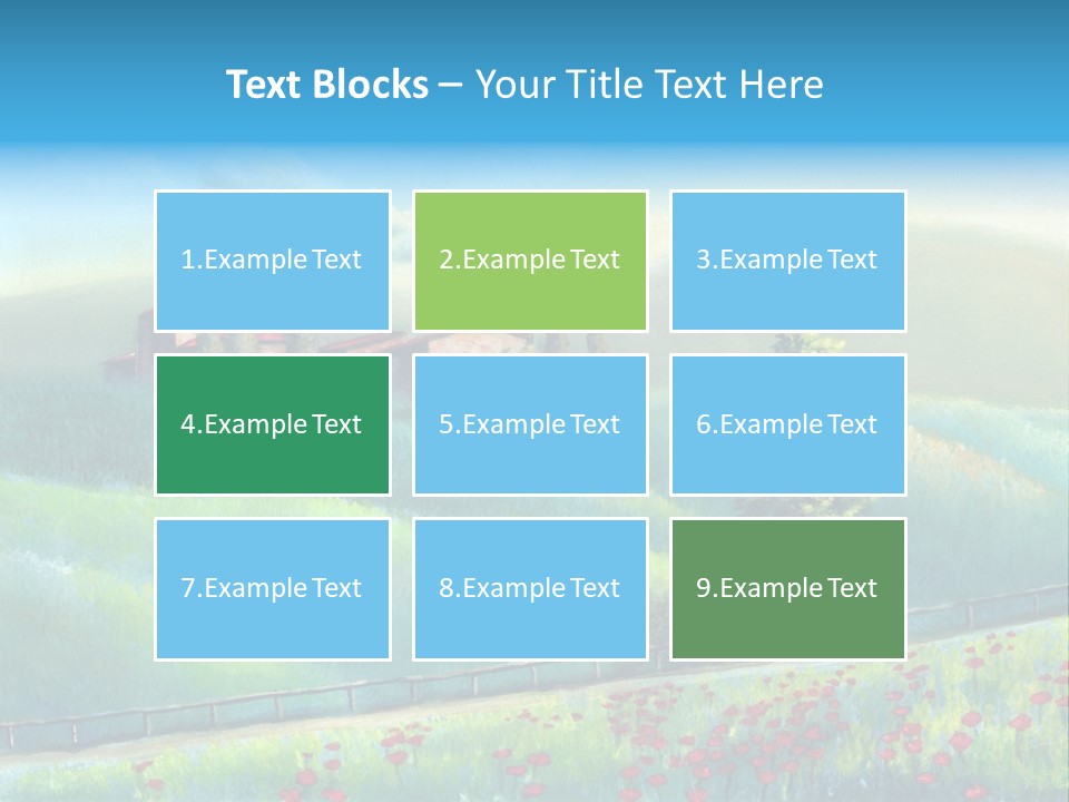 Crop Pastoral Picturesque PowerPoint Template