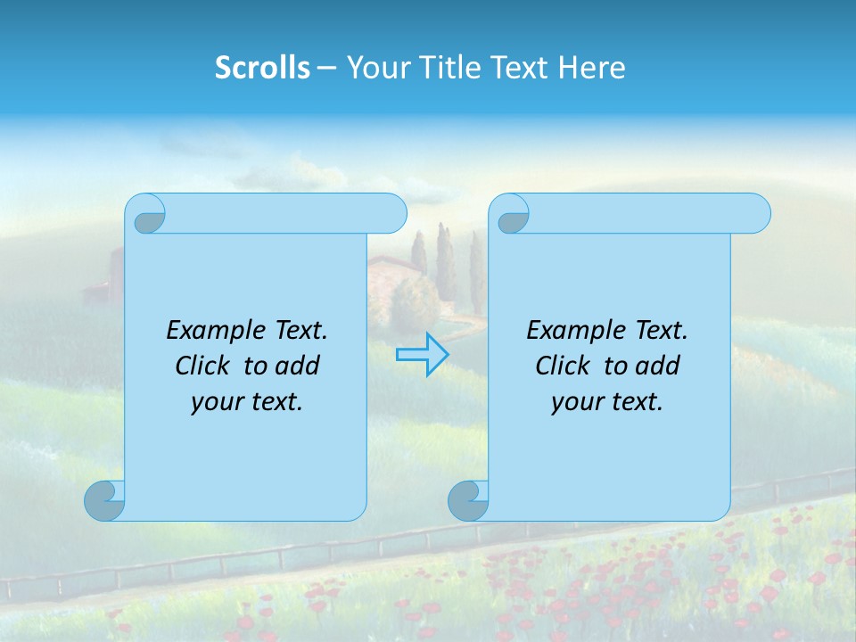 Crop Pastoral Picturesque PowerPoint Template