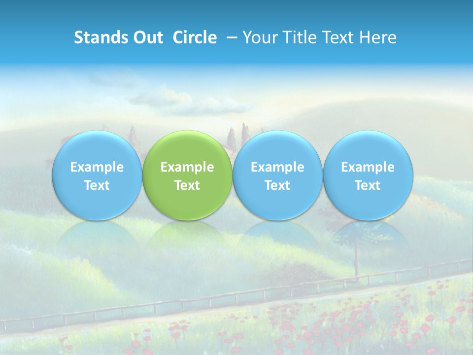 Crop Pastoral Picturesque PowerPoint Template