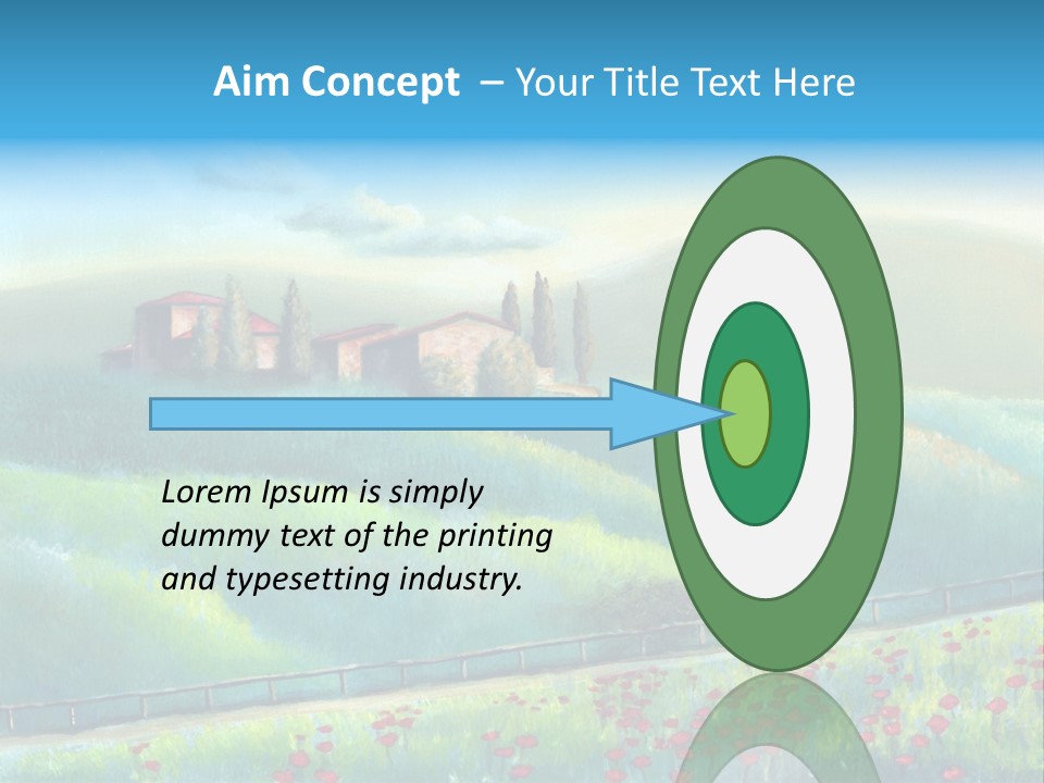 Crop Pastoral Picturesque PowerPoint Template