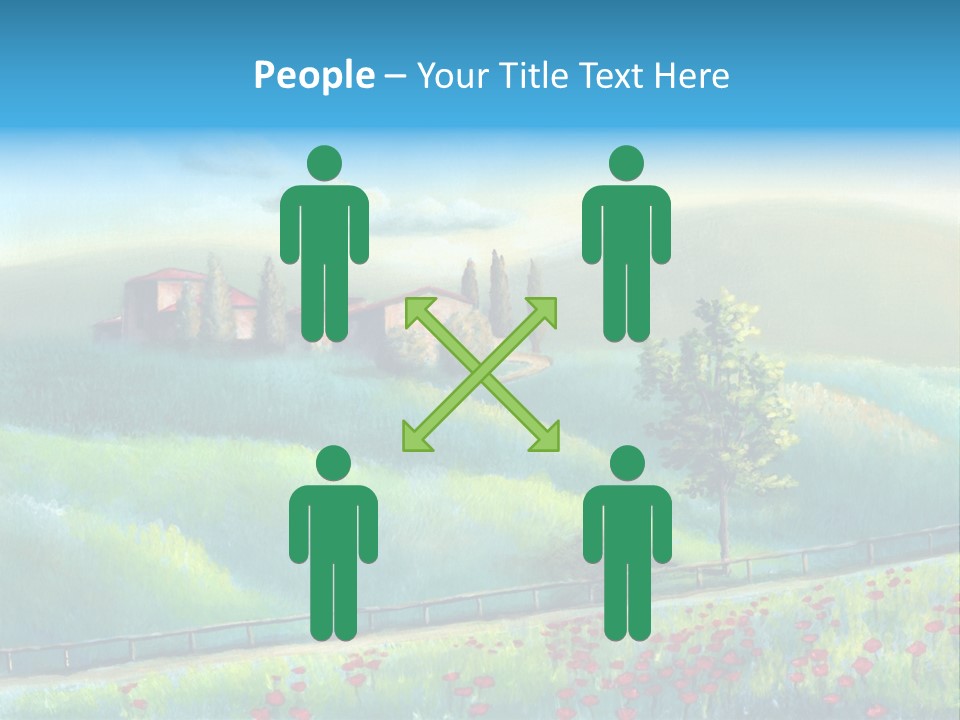 Crop Pastoral Picturesque PowerPoint Template