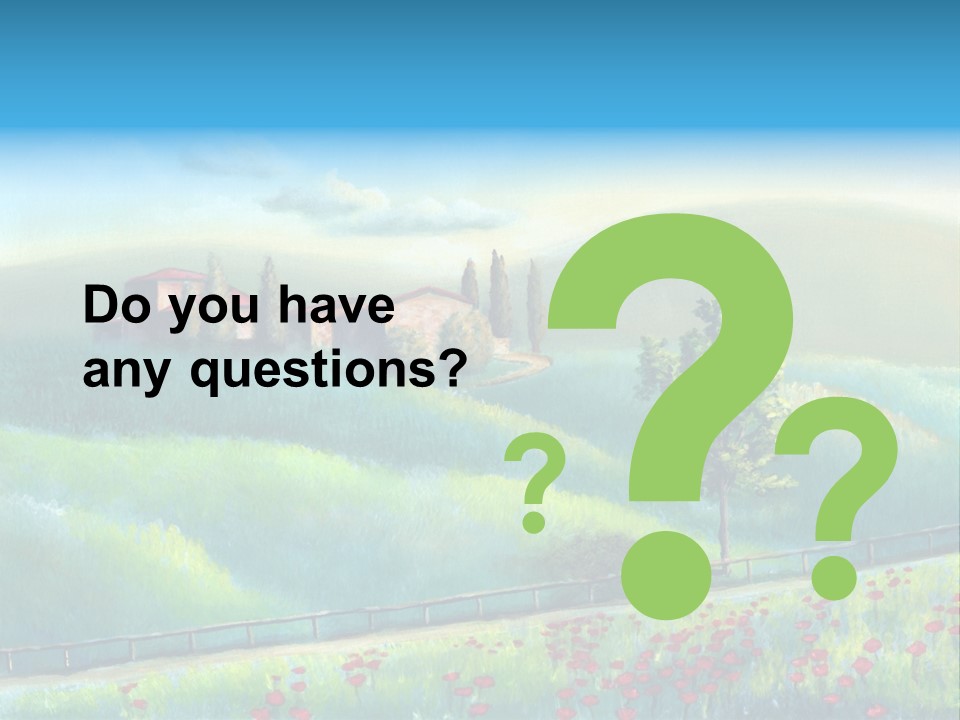 Crop Pastoral Picturesque PowerPoint Template