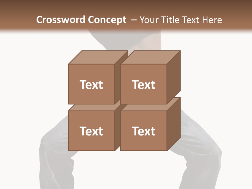 Moving Fitness Female PowerPoint Template