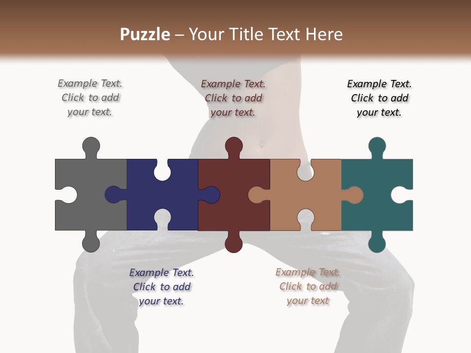 Moving Fitness Female PowerPoint Template