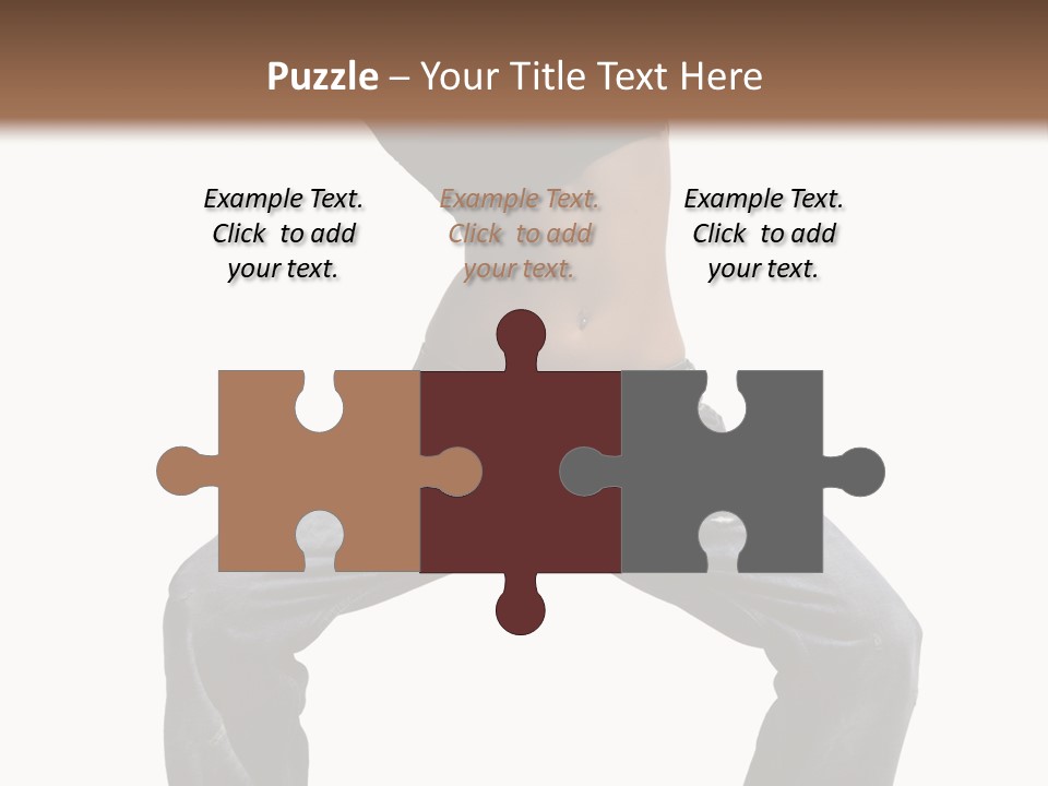 Moving Fitness Female PowerPoint Template