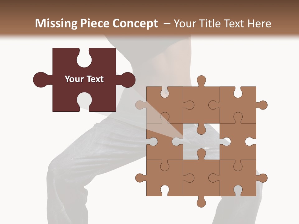 Moving Fitness Female PowerPoint Template