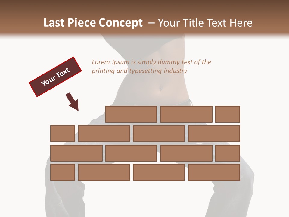 Moving Fitness Female PowerPoint Template