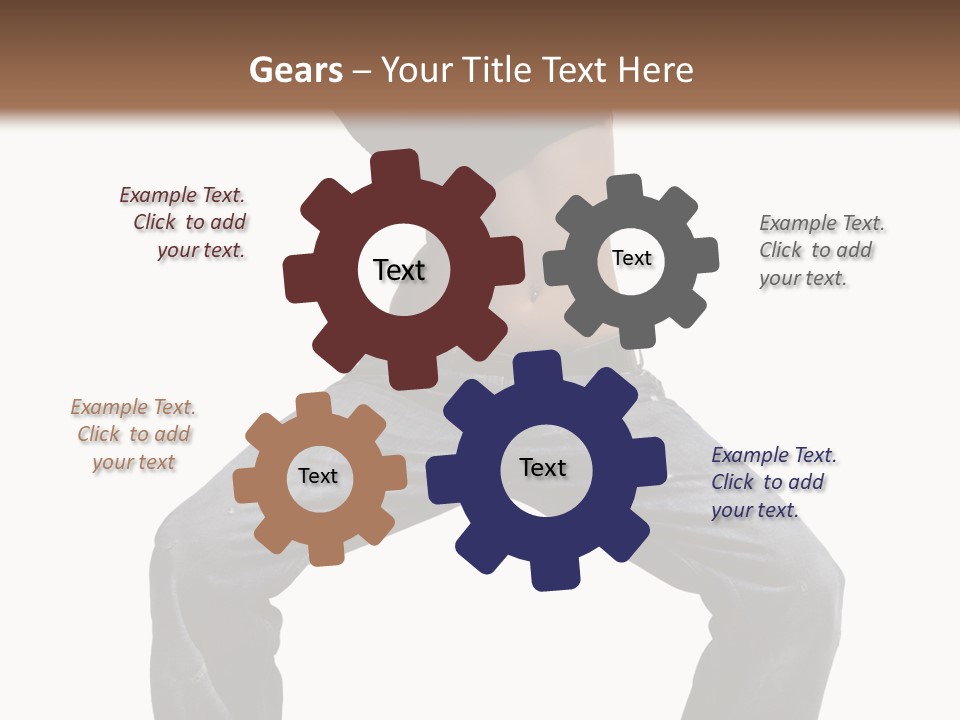 Moving Fitness Female PowerPoint Template