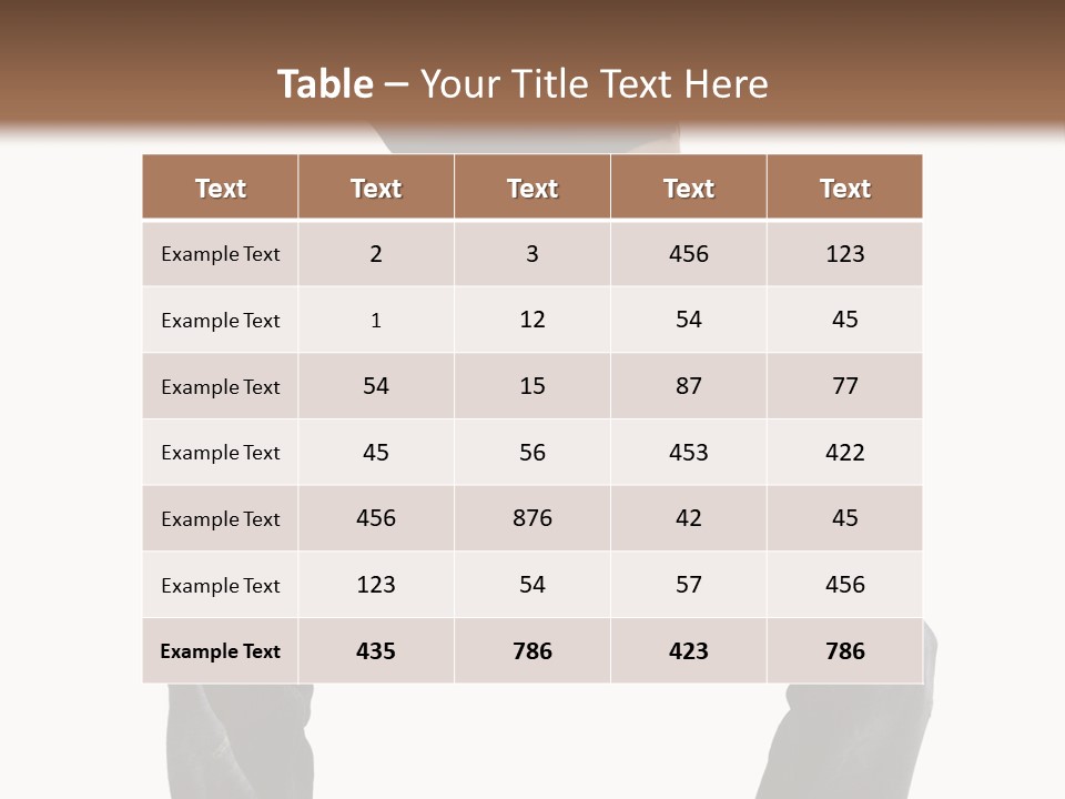 Moving Fitness Female PowerPoint Template