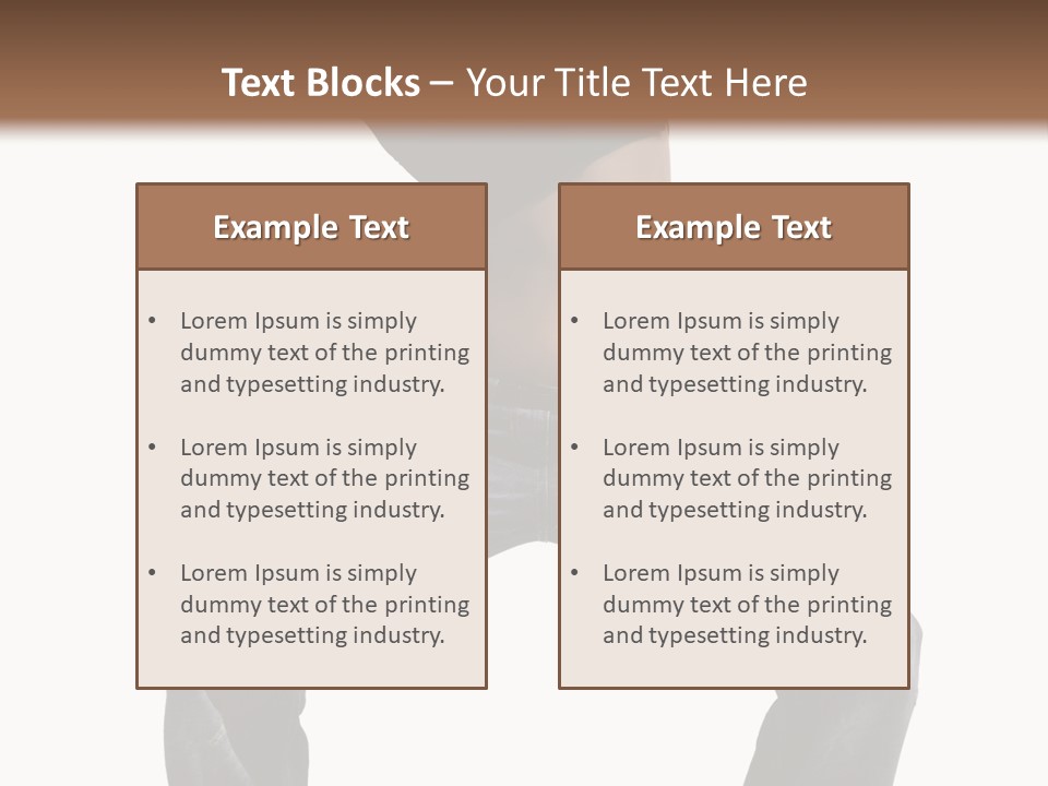 Moving Fitness Female PowerPoint Template