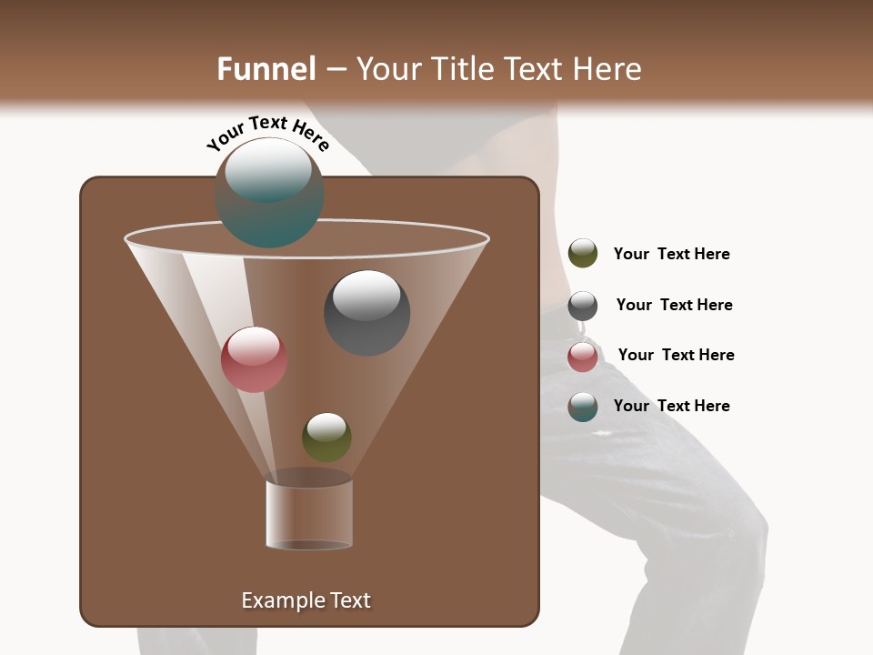 Moving Fitness Female PowerPoint Template