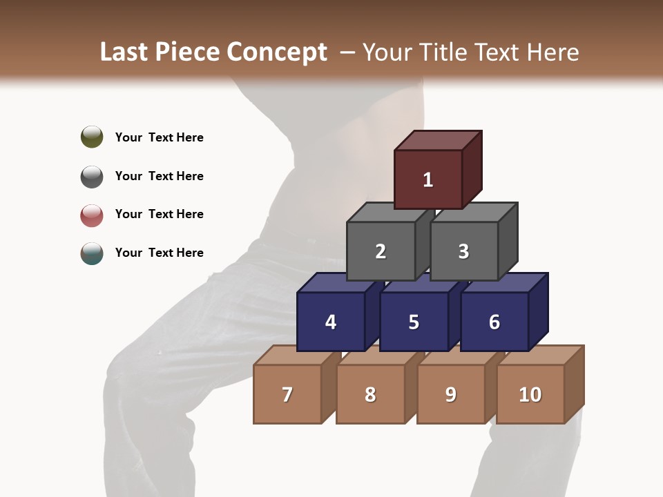 Moving Fitness Female PowerPoint Template