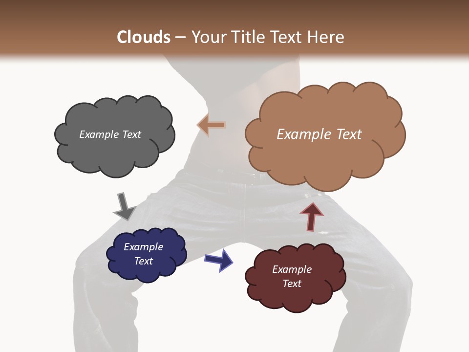 Moving Fitness Female PowerPoint Template