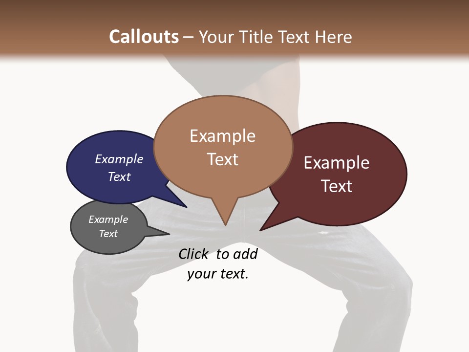 Moving Fitness Female PowerPoint Template