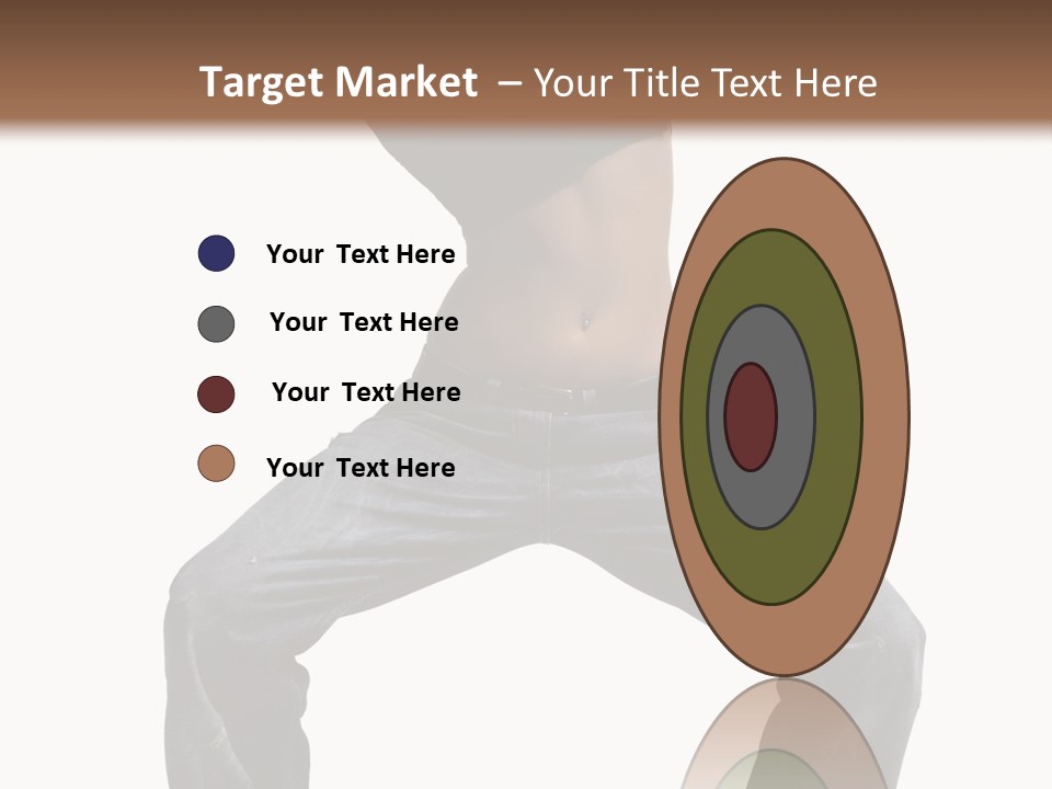 Moving Fitness Female PowerPoint Template