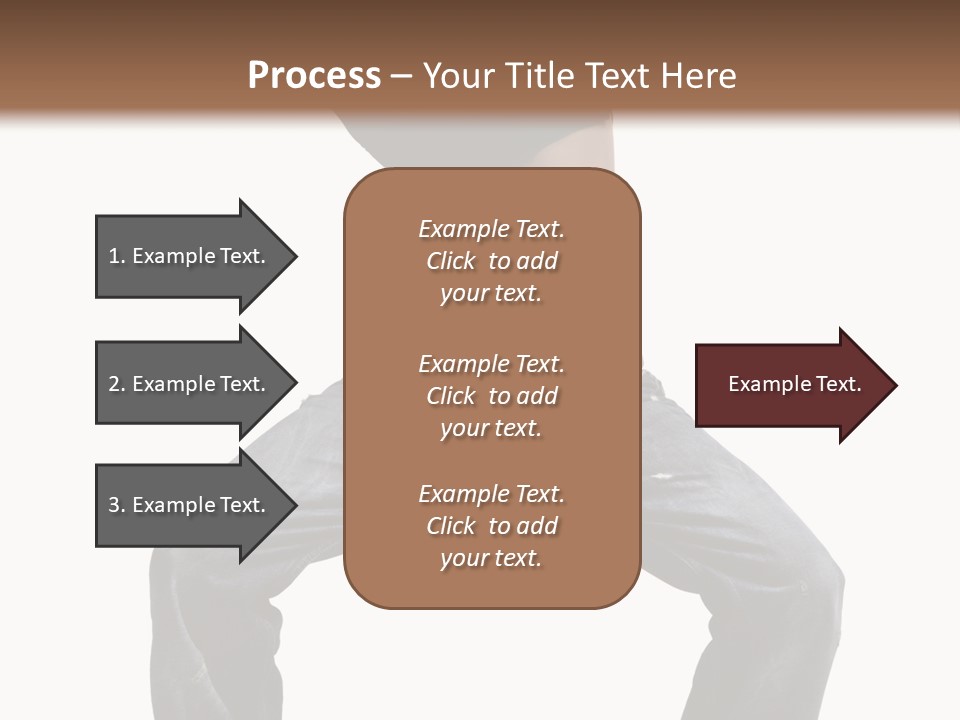 Moving Fitness Female PowerPoint Template