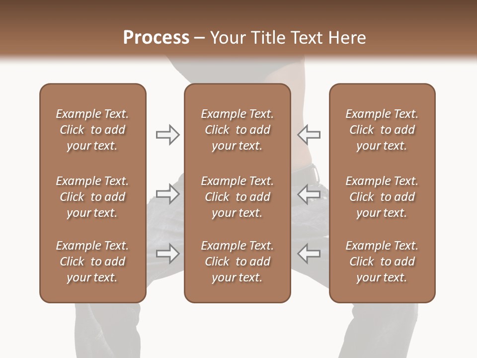 Moving Fitness Female PowerPoint Template