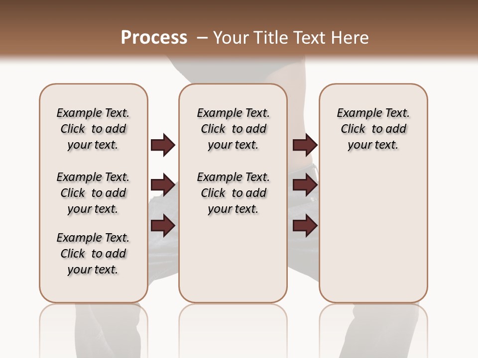 Moving Fitness Female PowerPoint Template