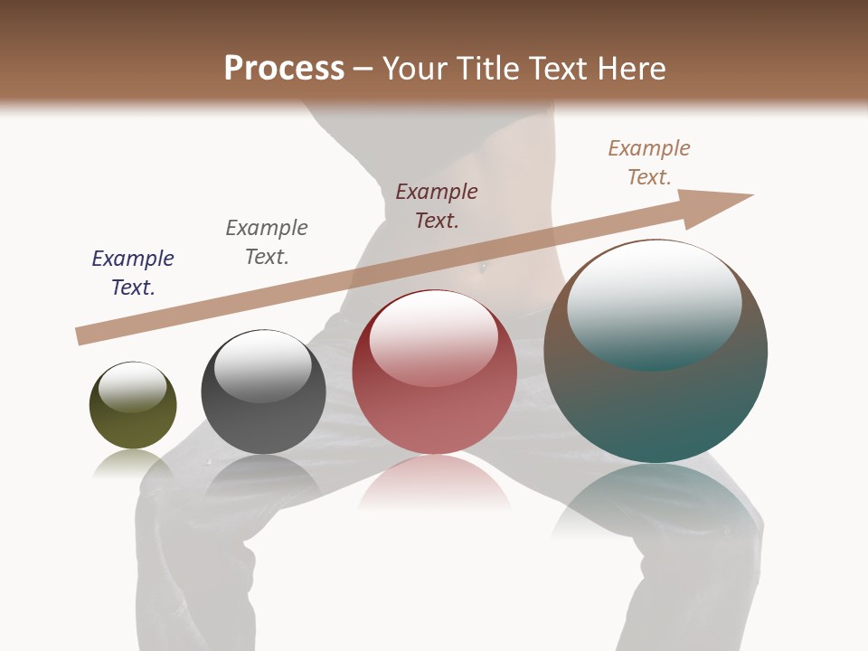 Moving Fitness Female PowerPoint Template