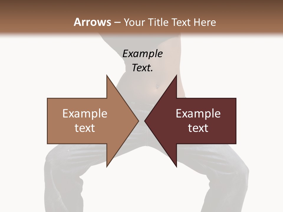 Moving Fitness Female PowerPoint Template