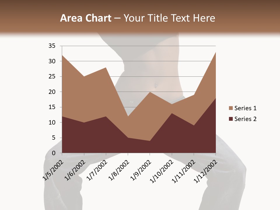 Moving Fitness Female PowerPoint Template