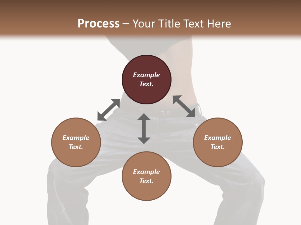 Moving Fitness Female PowerPoint Template