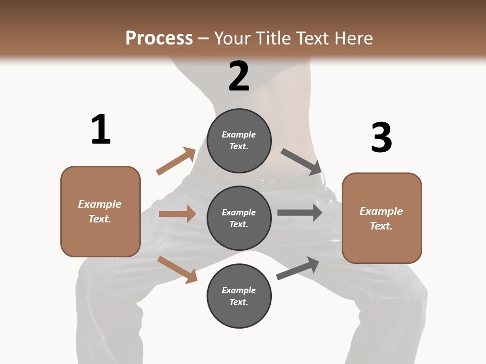 Moving Fitness Female PowerPoint Template