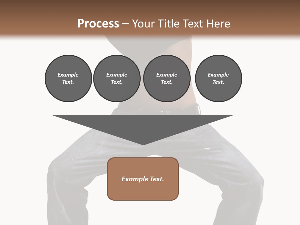 Moving Fitness Female PowerPoint Template