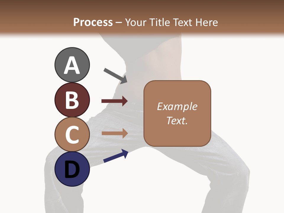 Moving Fitness Female PowerPoint Template