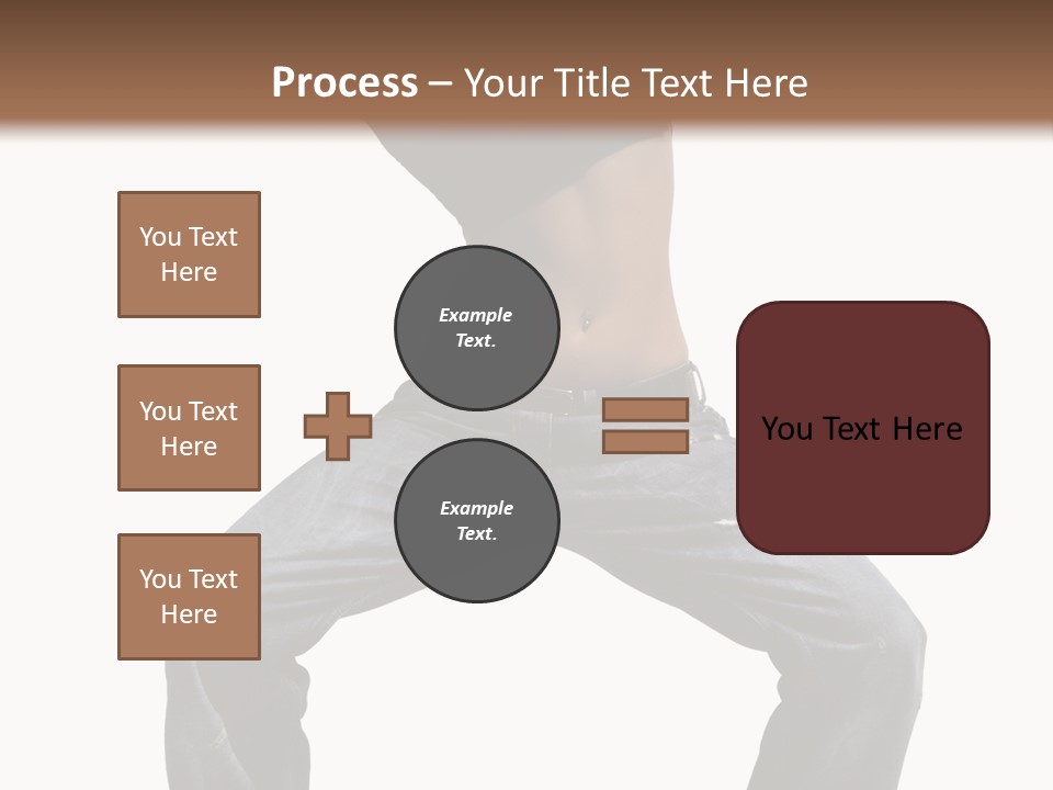 Moving Fitness Female PowerPoint Template