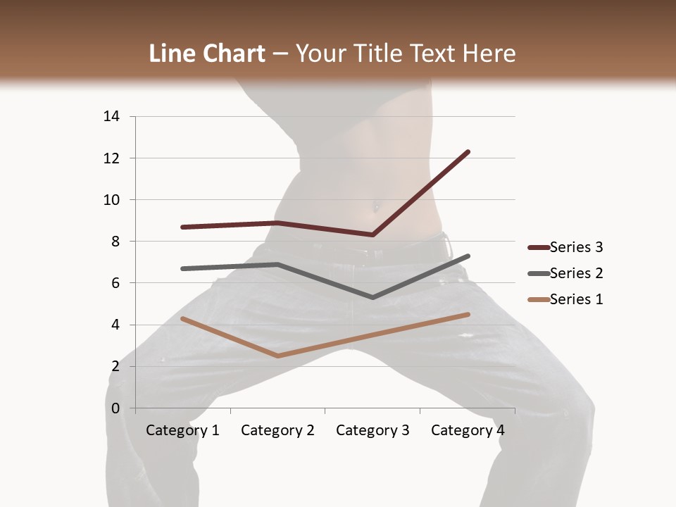 Moving Fitness Female PowerPoint Template