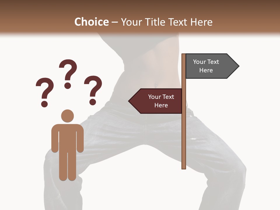 Moving Fitness Female PowerPoint Template