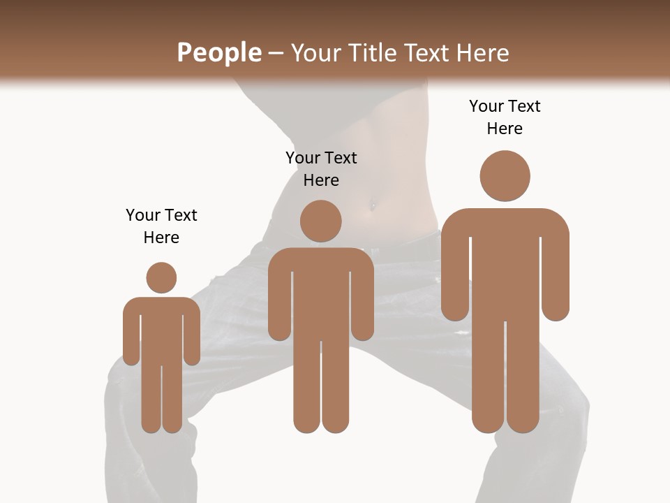 Moving Fitness Female PowerPoint Template